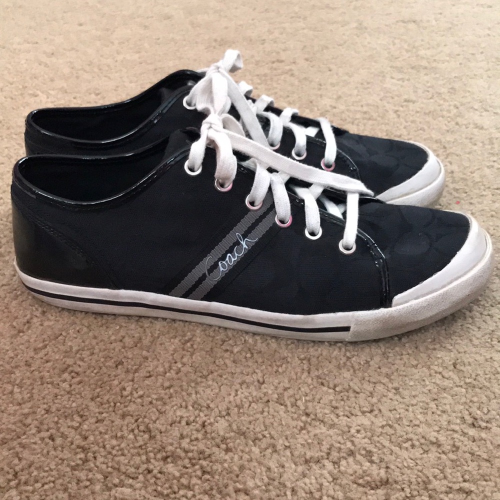 Gently worn coach shoes size 10